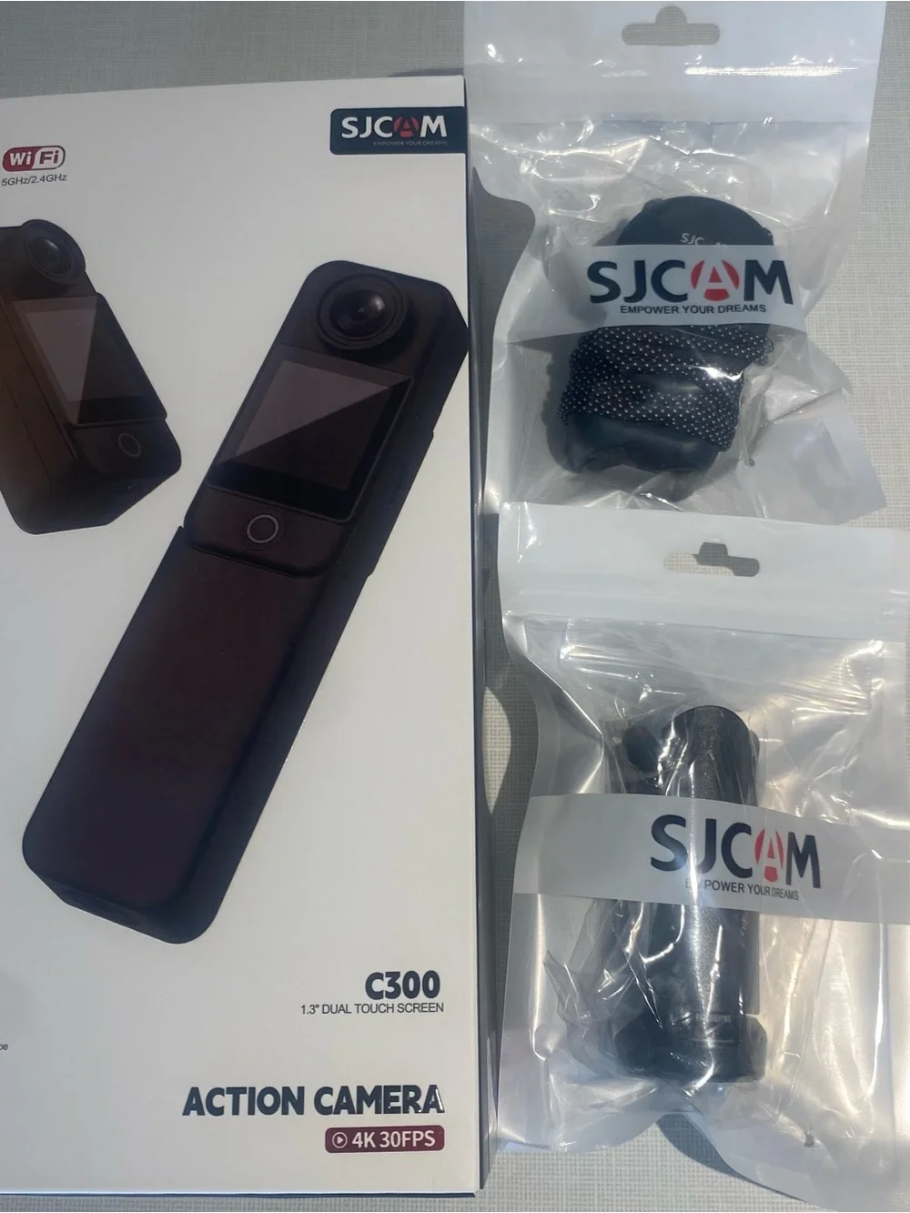 C300 Action Camera (Black) - Dual Touch Screen